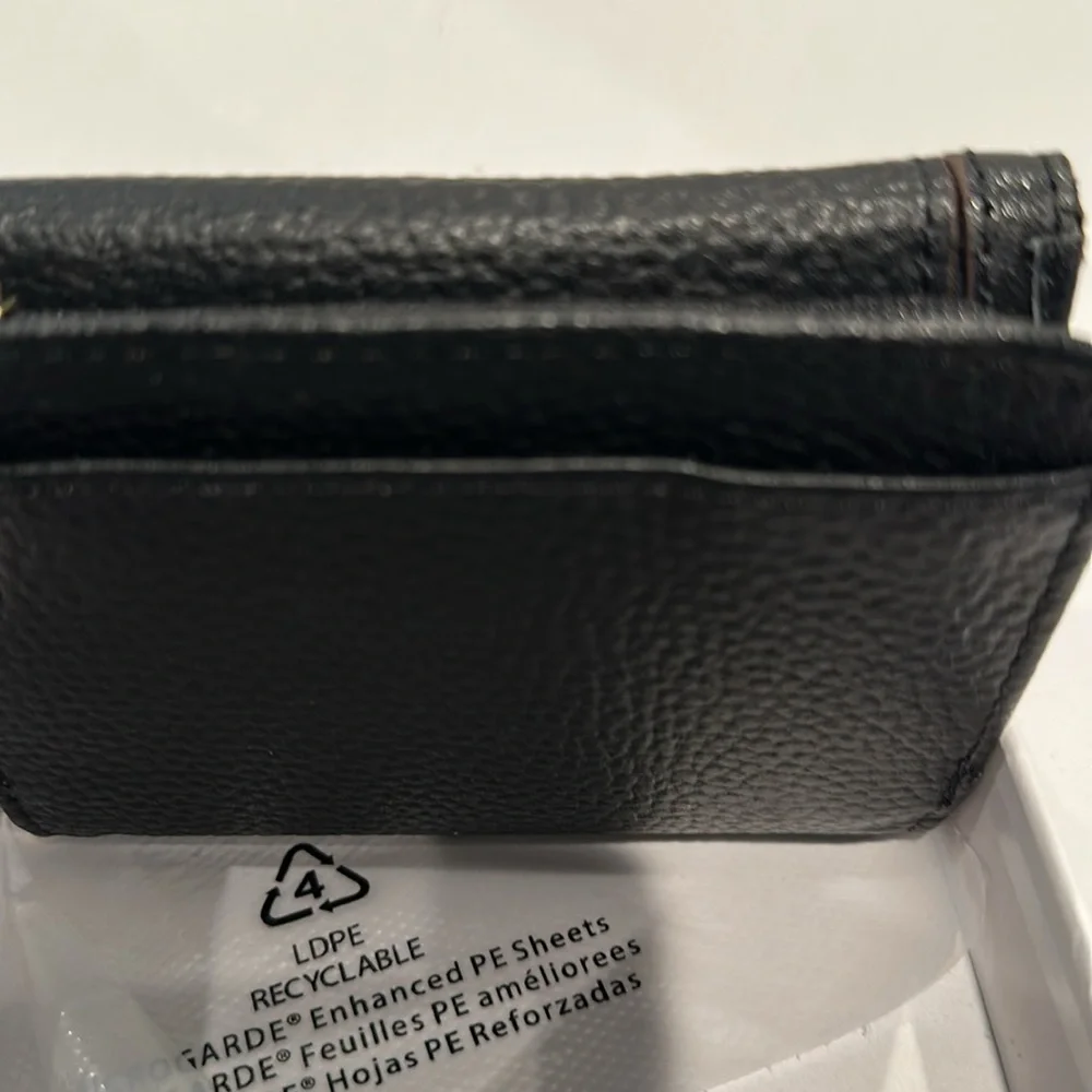 NWT LODIS Premium Top Grain Leather Wallet with RFID Protection.